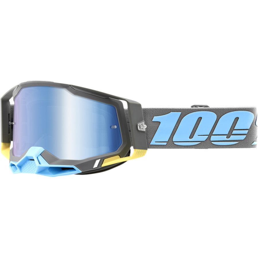100% Racecraft 2 Goggles - Trinidad - Blue Mirror