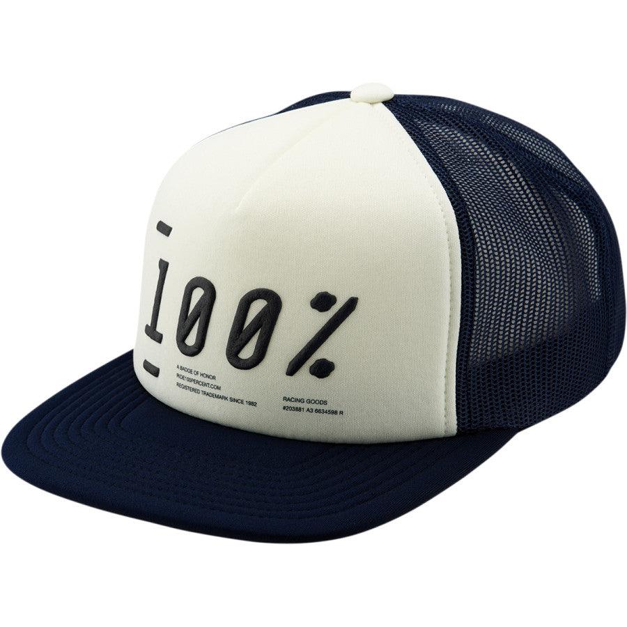 100% Transfer Hat - Navy
