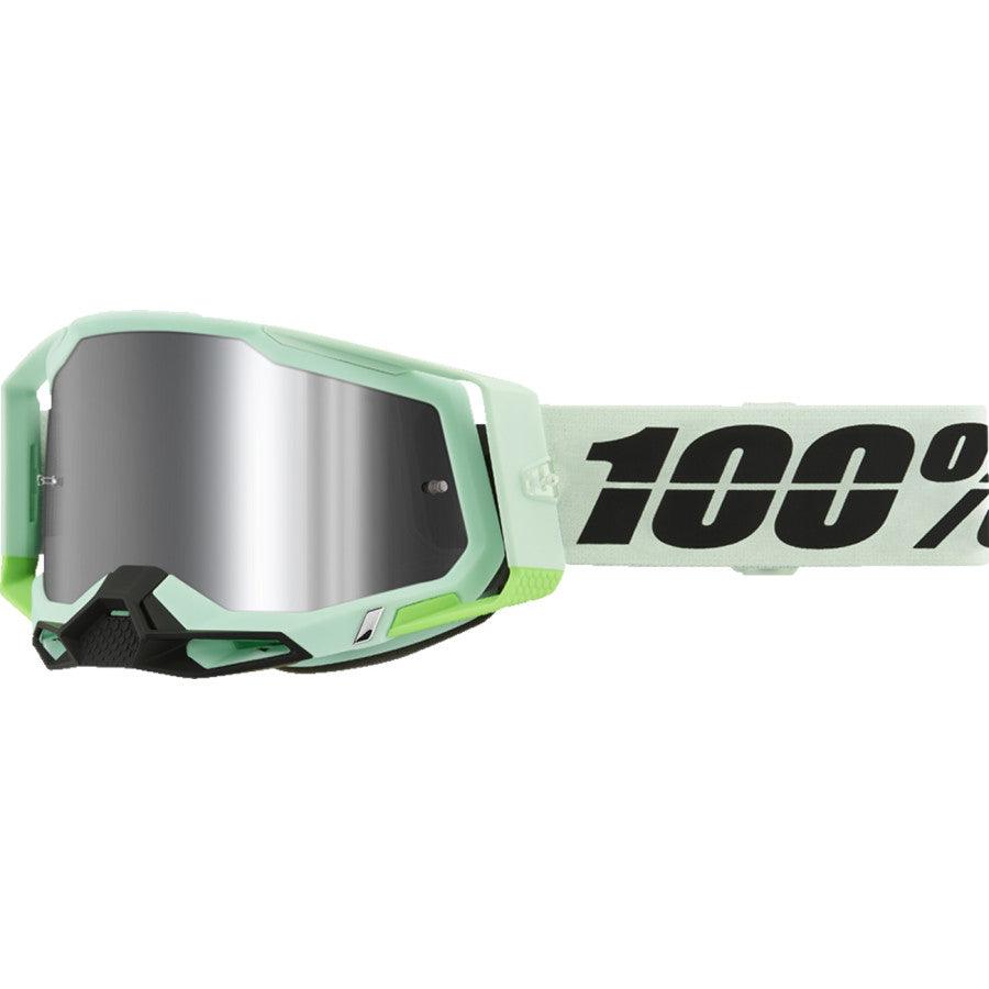 100% Racecraft 2 Goggles - Palomar - Silver Flash Mirror