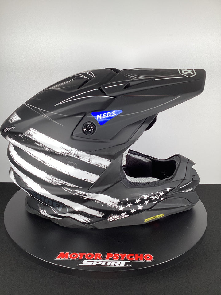 Shoei VFX-EVO Faithful Helmet - TC-5 Matte Black/Gray/White - Size L - OPEN BOX