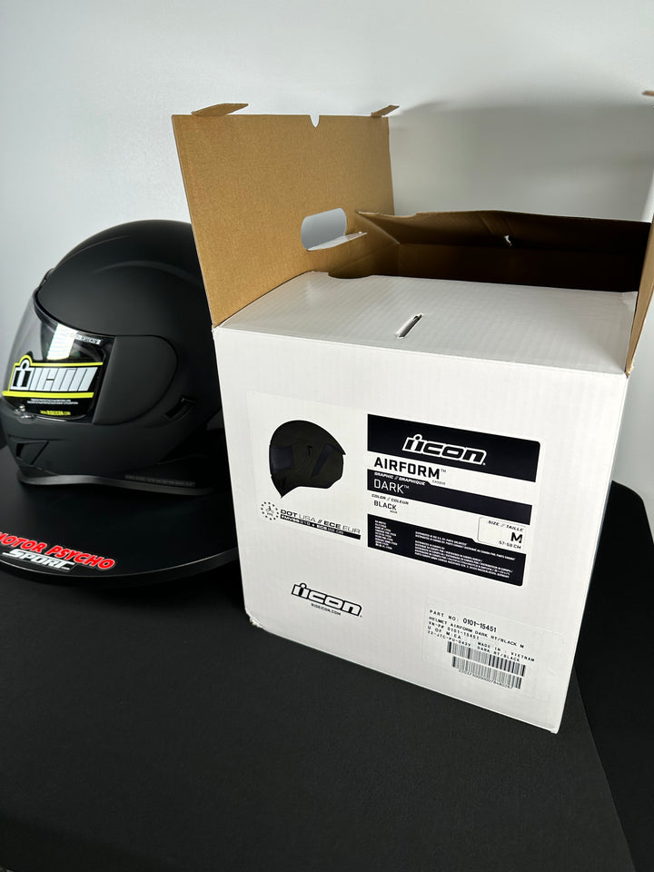 Icon Airform Dark Helmet - Size Medium - OPEN BOX