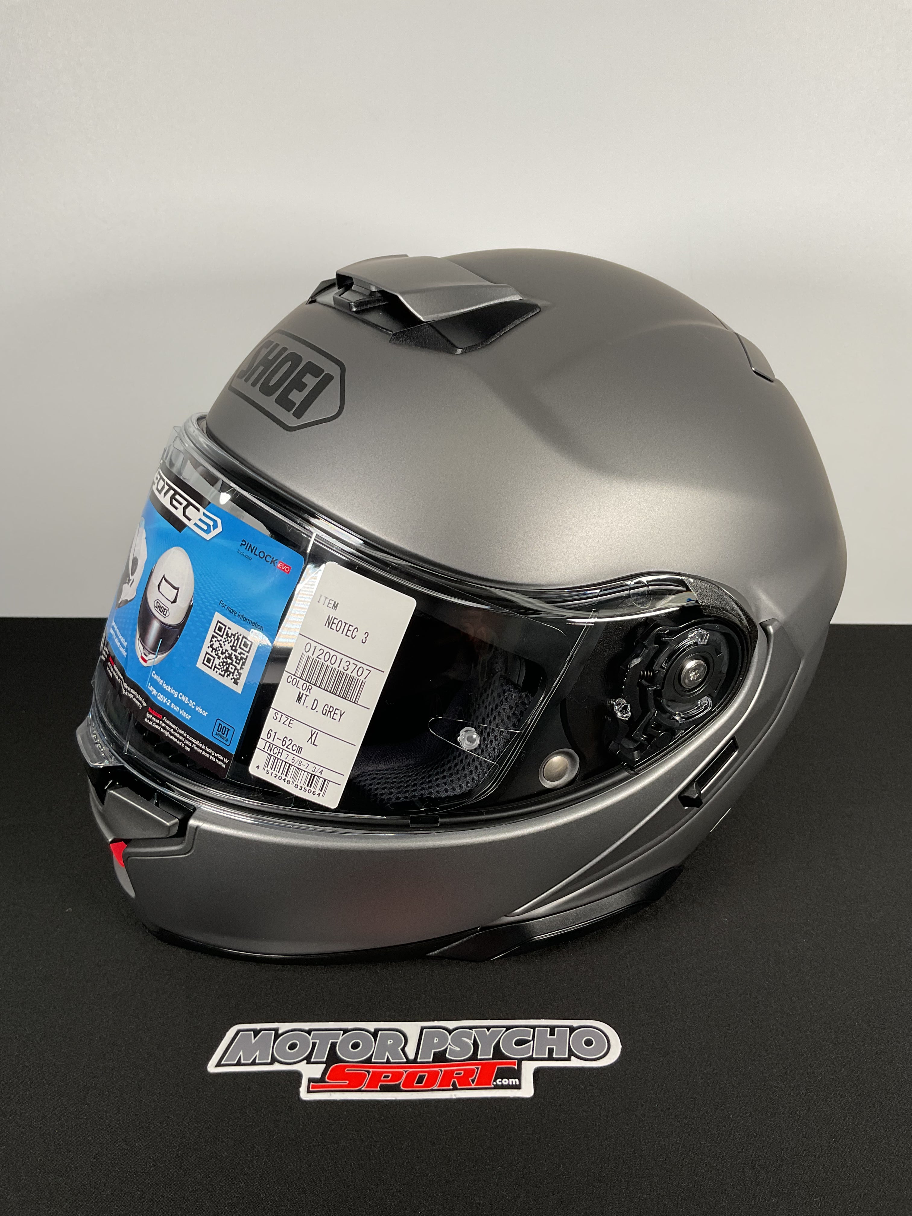 【SHOEI XL】NEOTECパールグレーメタリック PSCマーク有 SHOEI XL】NEOTECパールグレーメタリック PSCマーク有 SHOEI XL