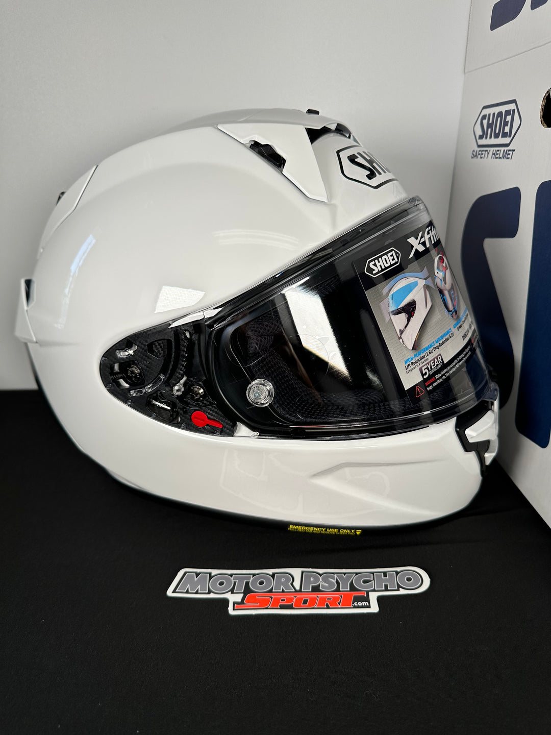 Shoei X-15 Helmet - White - Size Large - USED / OPEN BOX