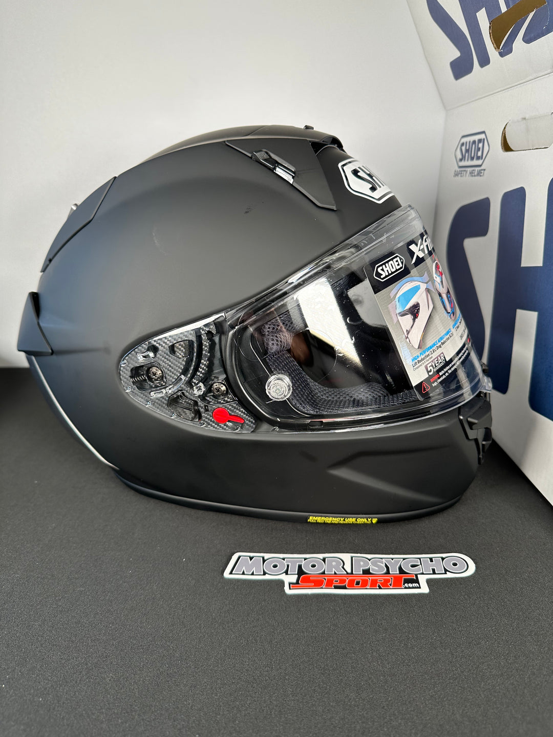 Shoei X-15 Helmet - Matte Black - Size Medium - USED / OPEN BOX