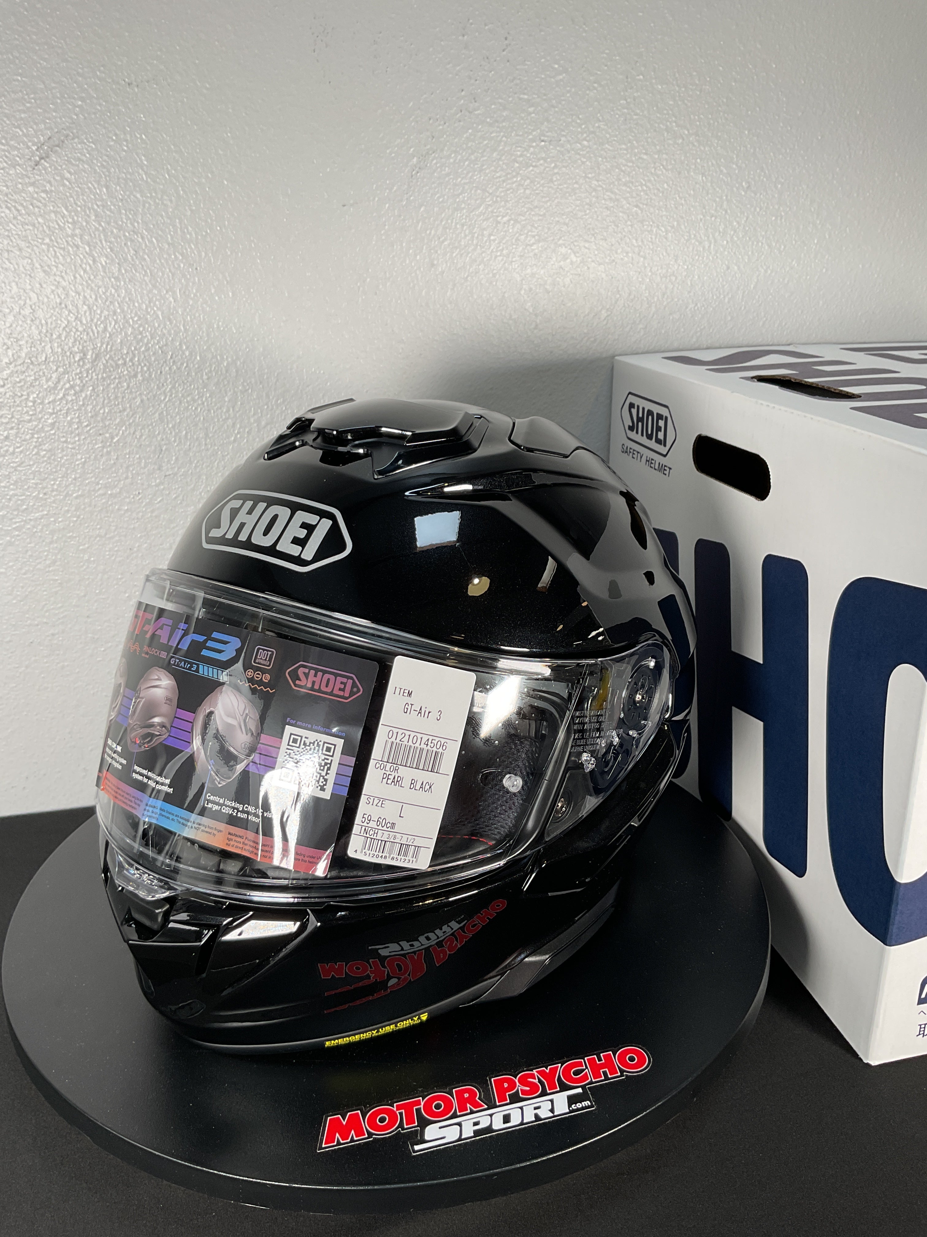 Shoei GT-Air 3 Helmet - Pearl Black -Size Large