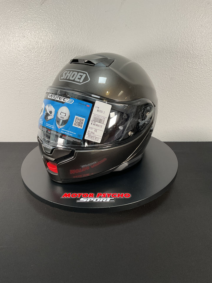 Shoei Neotec 3 Modular Helmet - Anthracite Metallic - Size XXL - USED / OPEN BOX