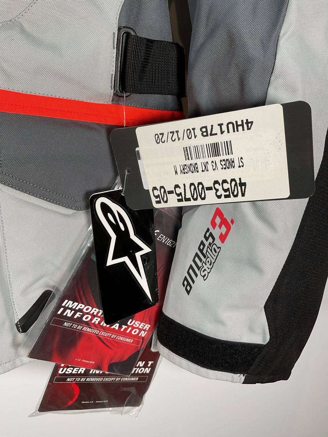 Alpinestars Stella Andes V3 Drystar Jacket - Womens Size Medium - USED LIKE NEW