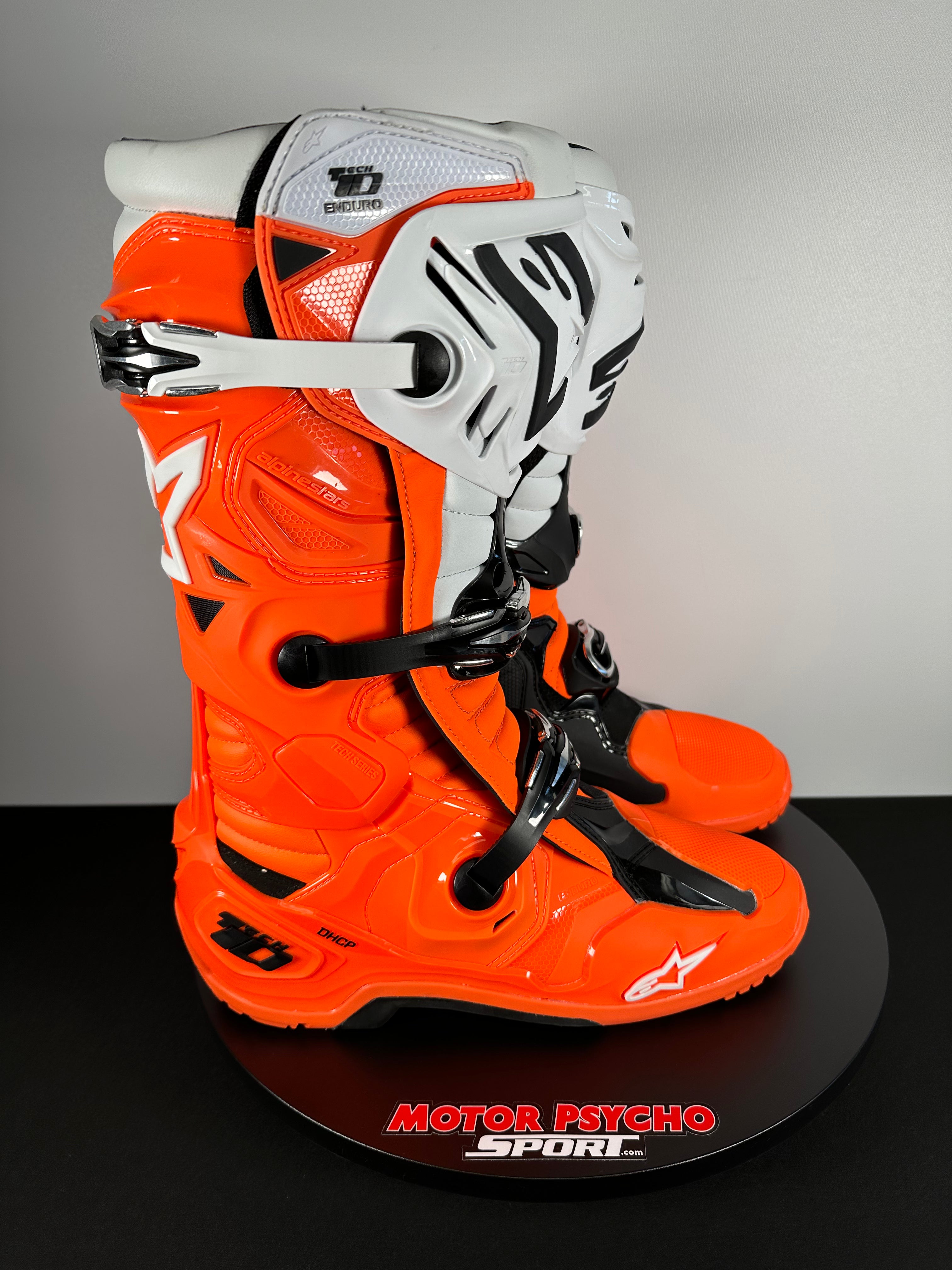 Alpinestars Tech 10 Enduro Boots - Orange Fluo/Black/White – Motor Alpinestars Tech 10 Enduro Boots - Orange Fluo/Black/White – Motor