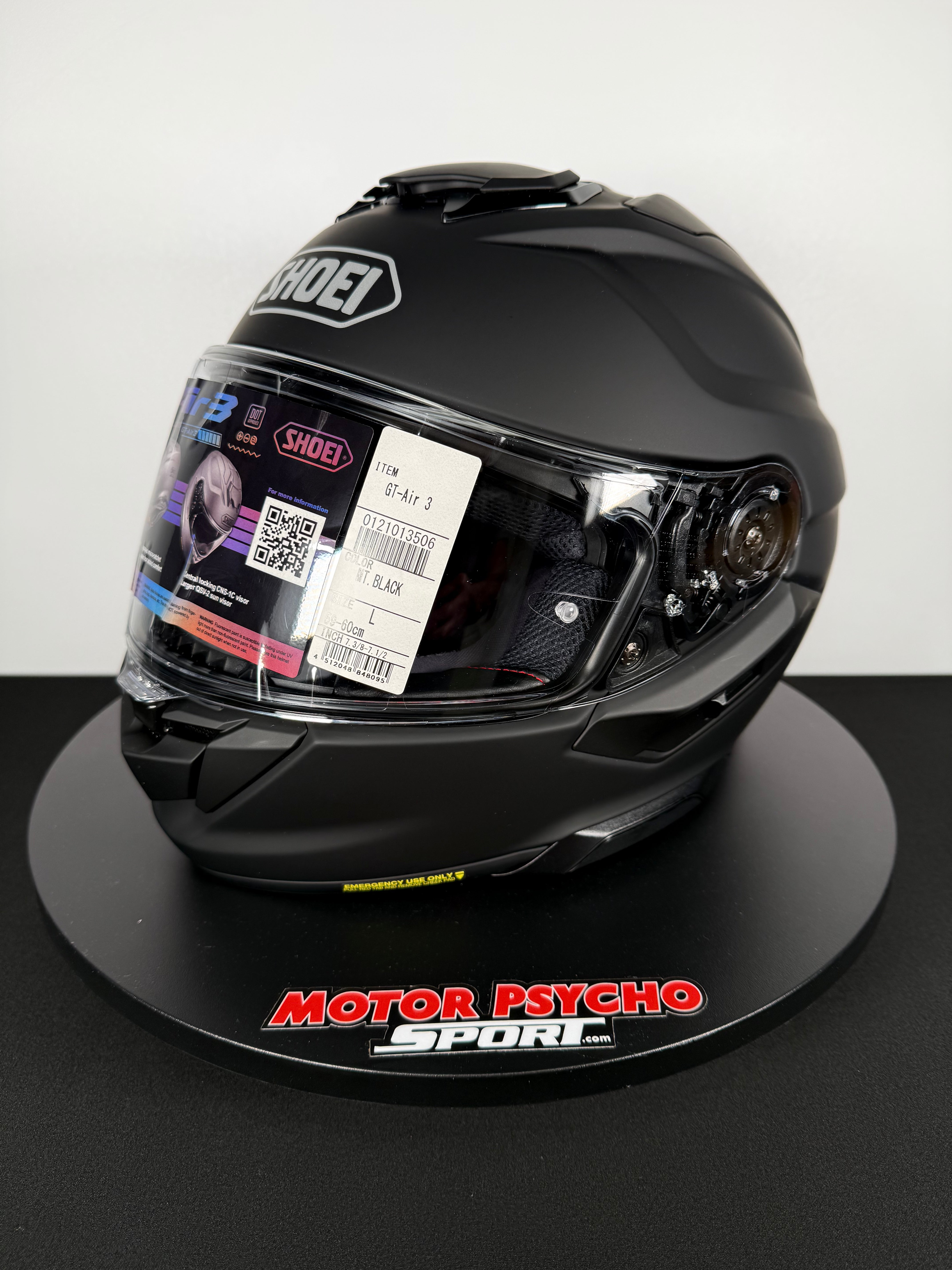 Shoei GT-Air 3 Helmet - Matte Black - Size Large