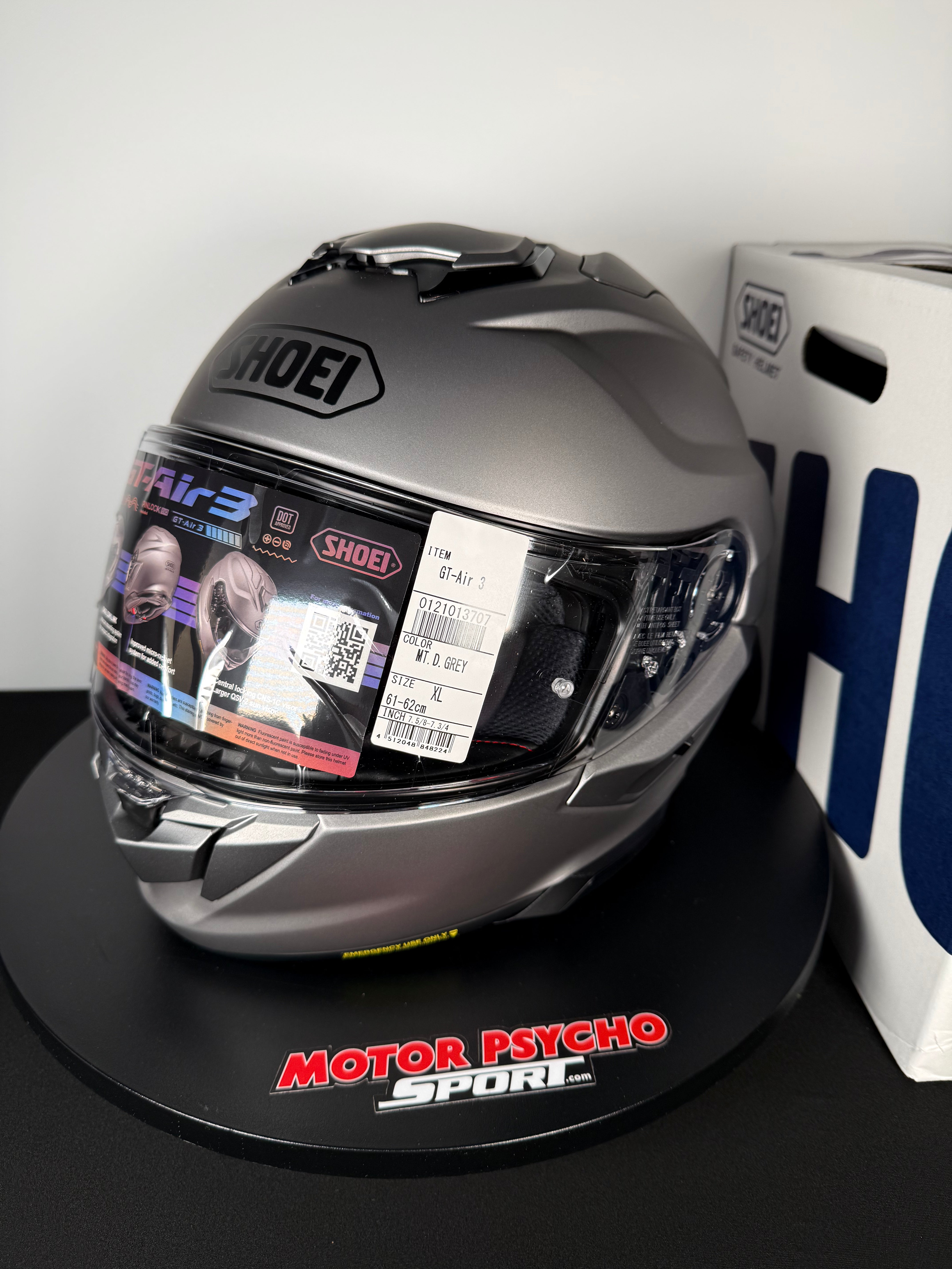 Shoei GT-Air 3 Helmet - Matte Deep Grey - Size XL