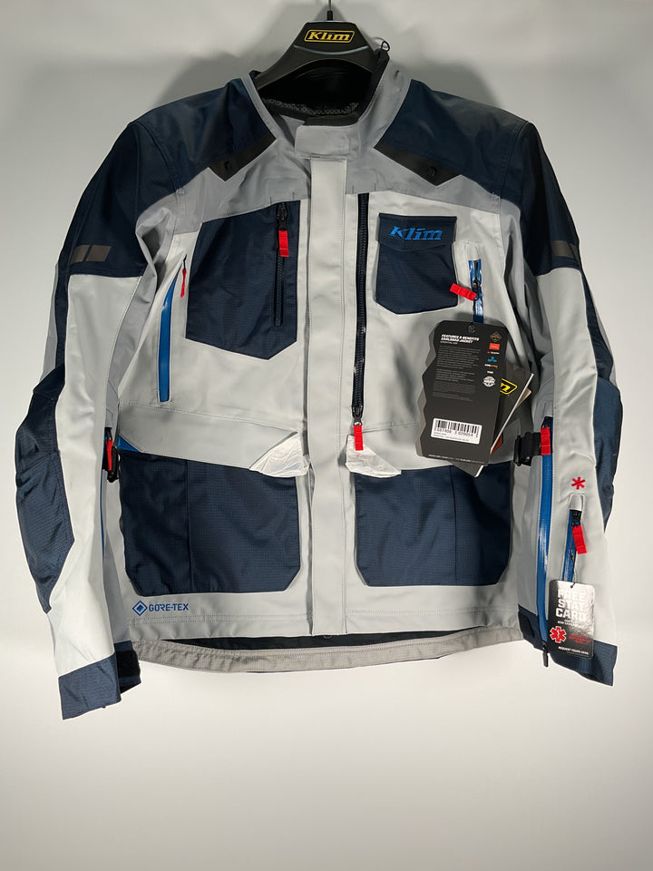 KLIM Carlsbad Jacket - Navy Blue - Cool Gray - Size 2X - OPEN BOX
