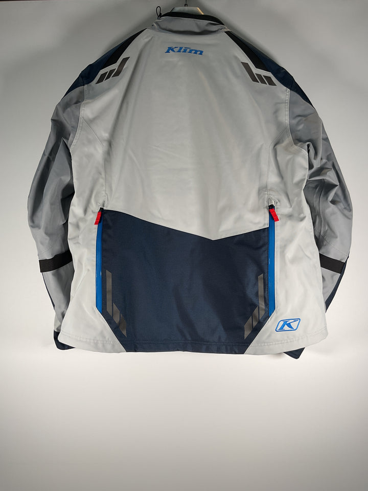 KLIM Carlsbad Jacket - Navy Blue - Cool Gray - Size 2X - OPEN BOX