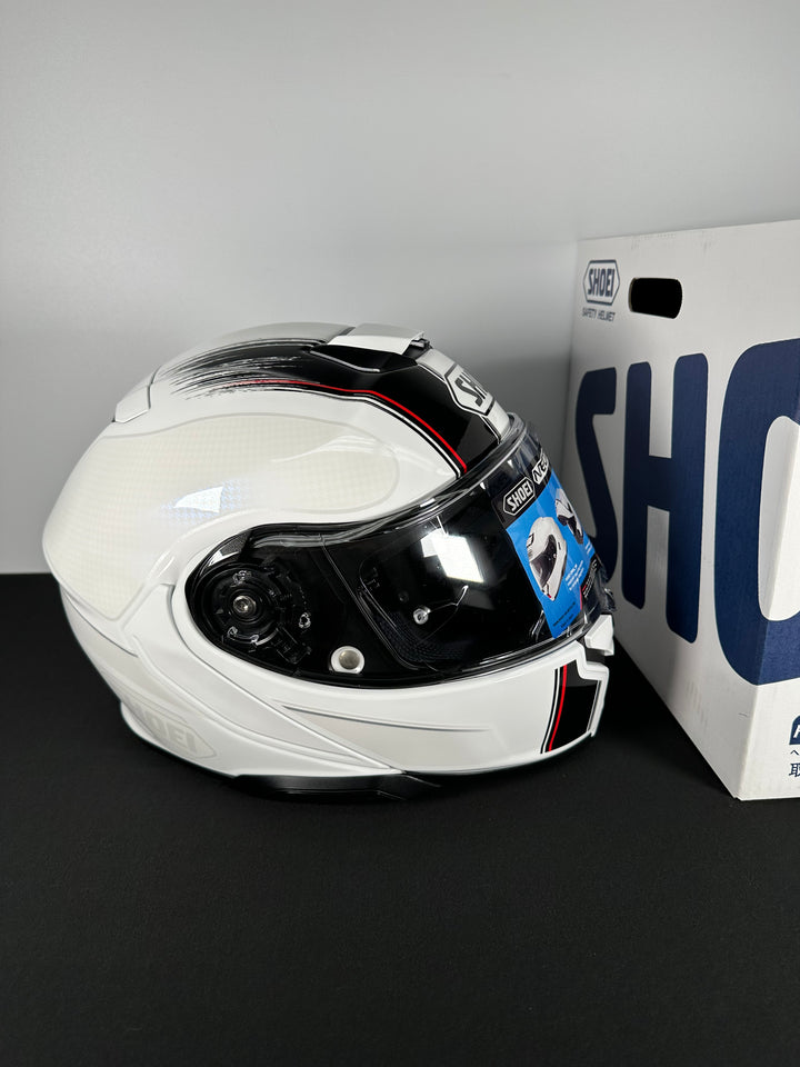 Shoei Neotec 3 Satori Modular Helmet - TC-6 White/Black - Size Large - USED / OPEN BOX