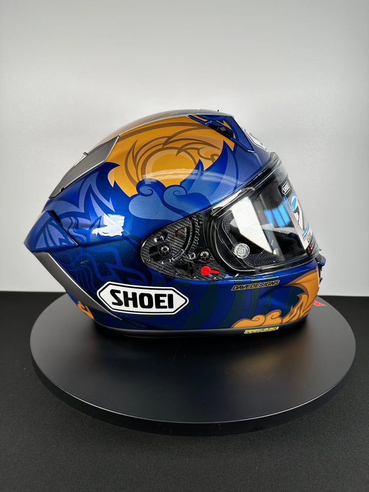 Shoei X-15 Helmet - Marquez Thai TC-1 - Size Medium - USED / OPEN BOX