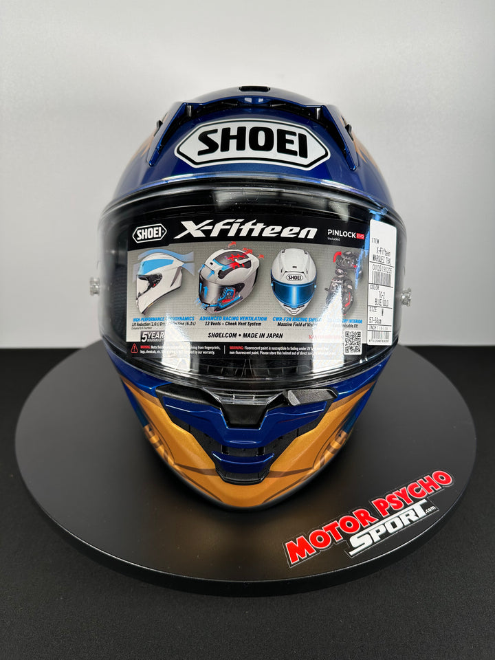 Shoei X-15 Helmet - Marquez Thai TC-1 - Size Medium - USED / OPEN BOX