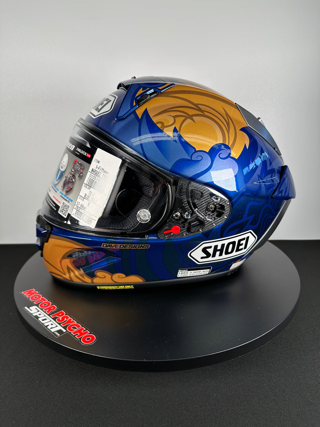 Shoei X-15 Helmet - Marquez Thai TC-1 - Size Medium - USED / OPEN BOX