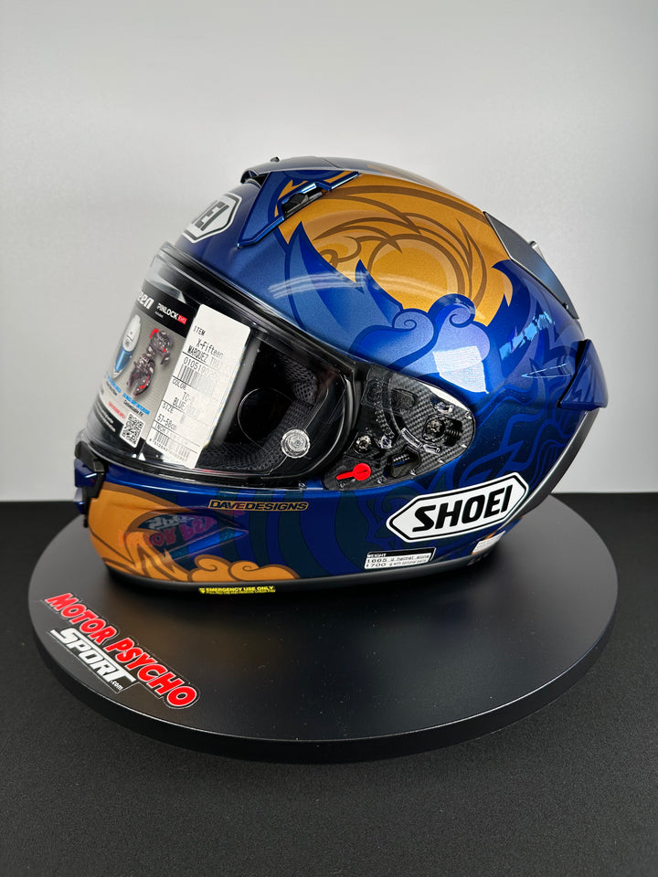 Shoei X-15 Helmet - Marquez Thai TC-1 - Size Medium - USED / OPEN BOX