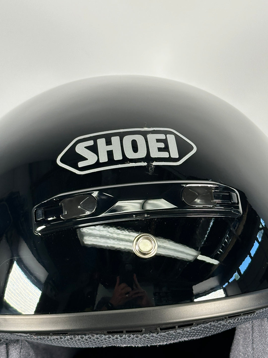 Shoei RJ Platinum-R Open-Face Helmet - Black - Size Medium - USED GOOD