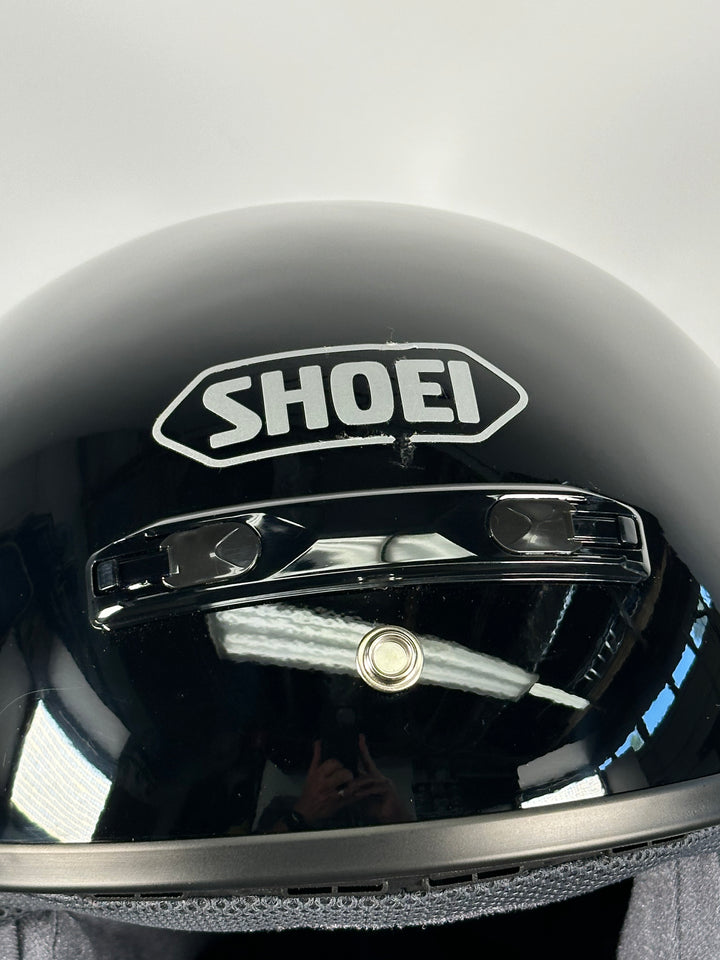 Shoei RJ Platinum-R Open-Face Helmet - Black - Size Medium - USED GOOD