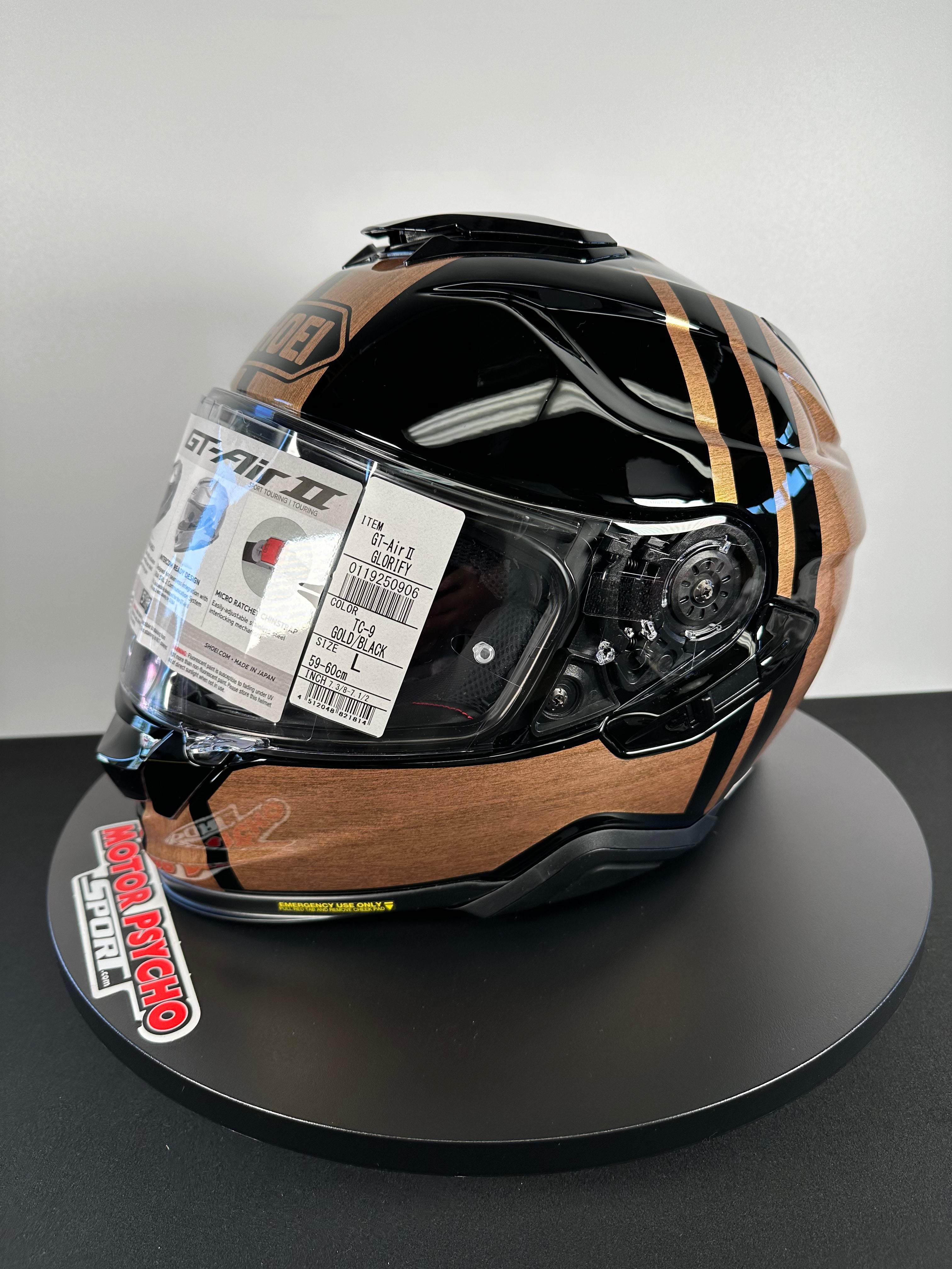 Shoei GT-Air II Glorify Helmet - TC-9 – Motor Psycho Sport Shoei GT-Air II Glorify Helmet - TC-9 – Motor Psycho Sport