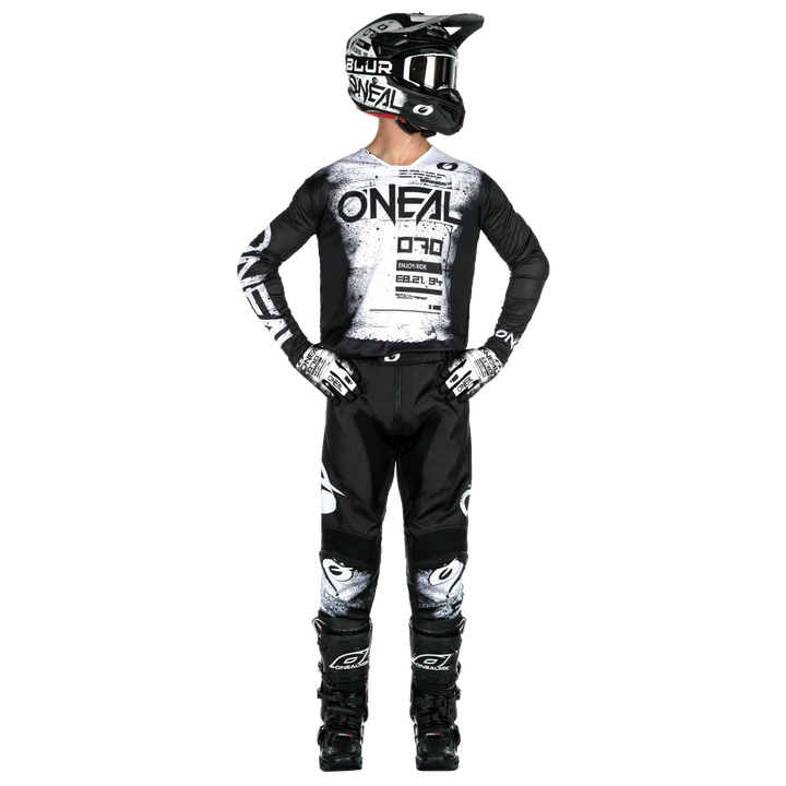 O'Neal Mayhem Scarz Jersey Black/White