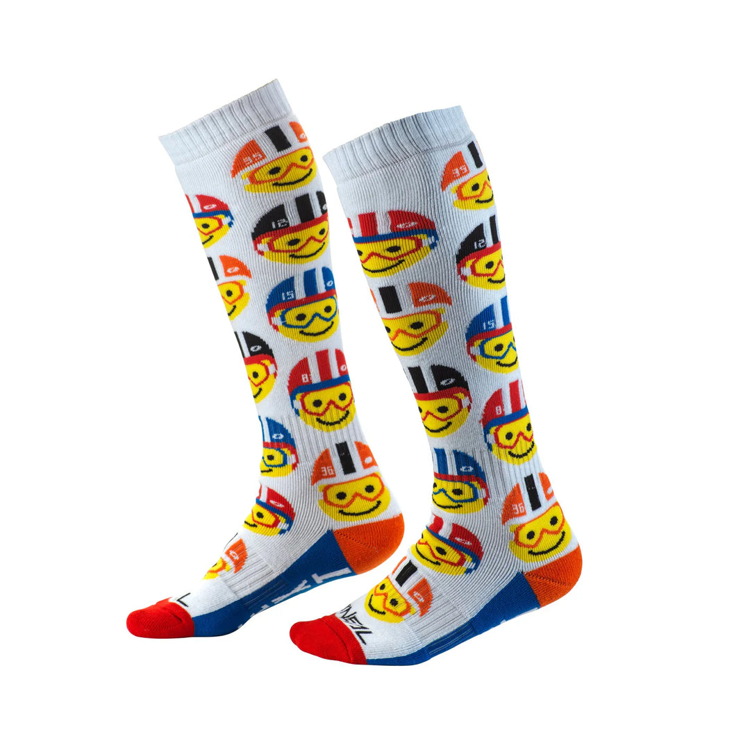 O'Neal Youth Pro MX Socks Emoji Racer