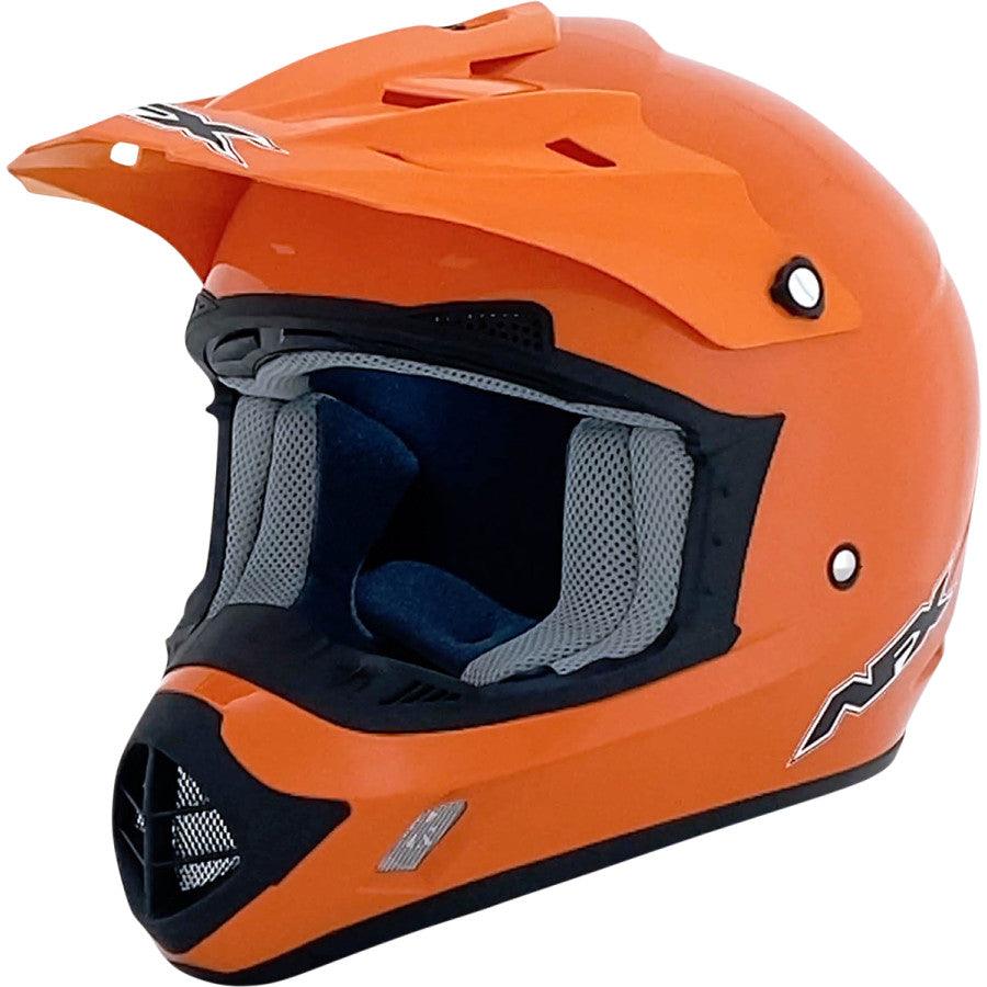 AFX FX-17 Solid Helmet - Orange - Motor Psycho Sport