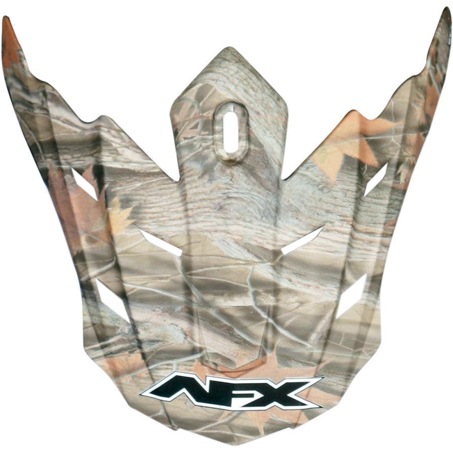 AFX FX-17/FX-17Y Helmet Peak — Camouflage - Wood Camo - Motor Psycho Sport
