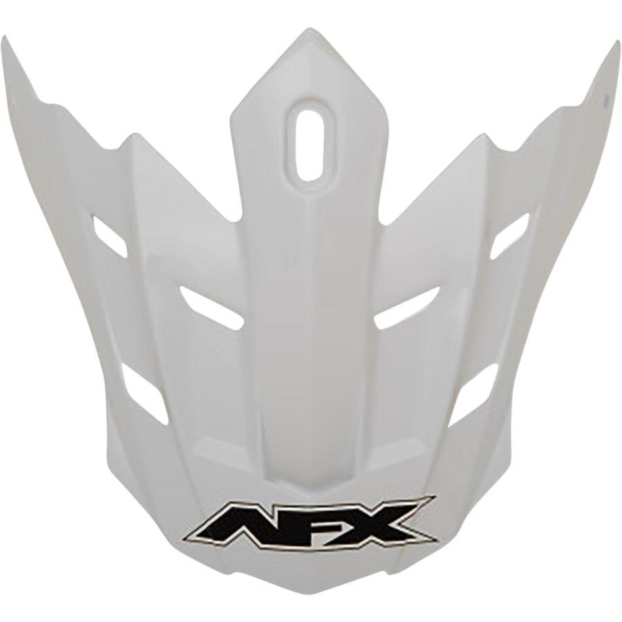 AFX FX-17/FX-17Y Helmet Peak — Factor - White - Motor Psycho Sport