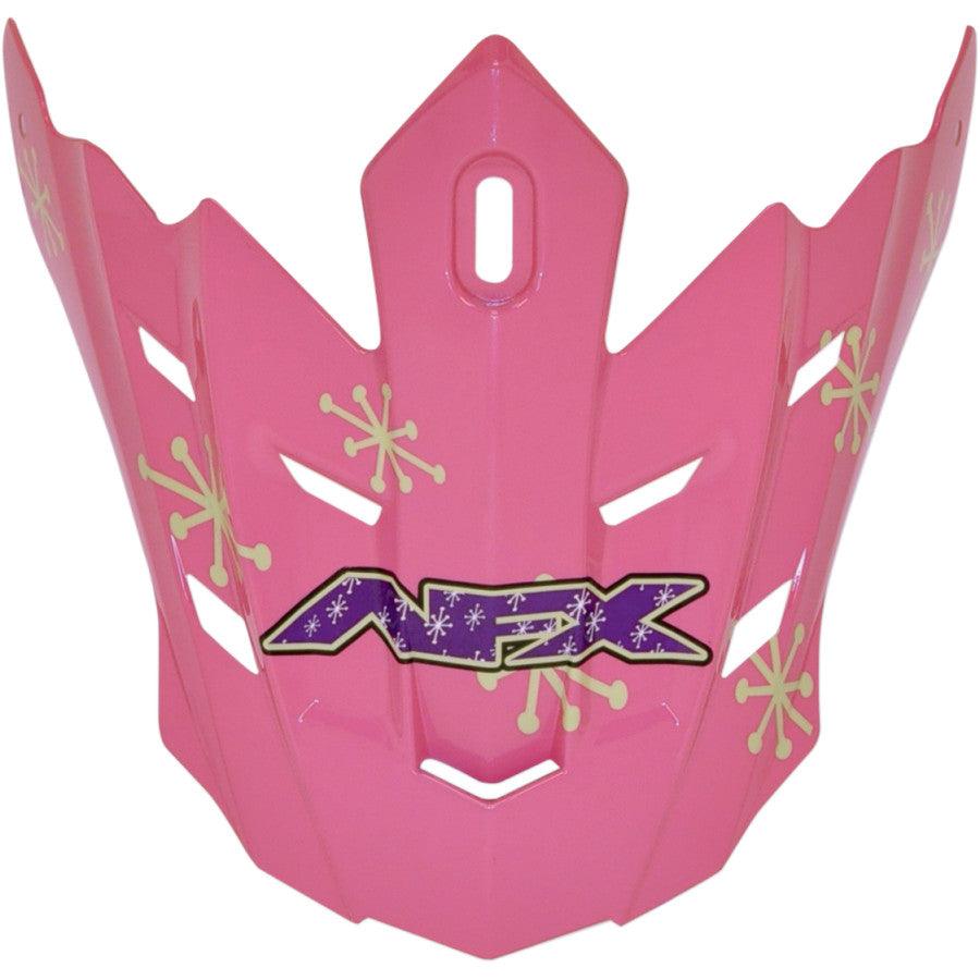 AFX FX-17Y Helmet Peak — Rocket Girl - Pink - Motor Psycho Sport