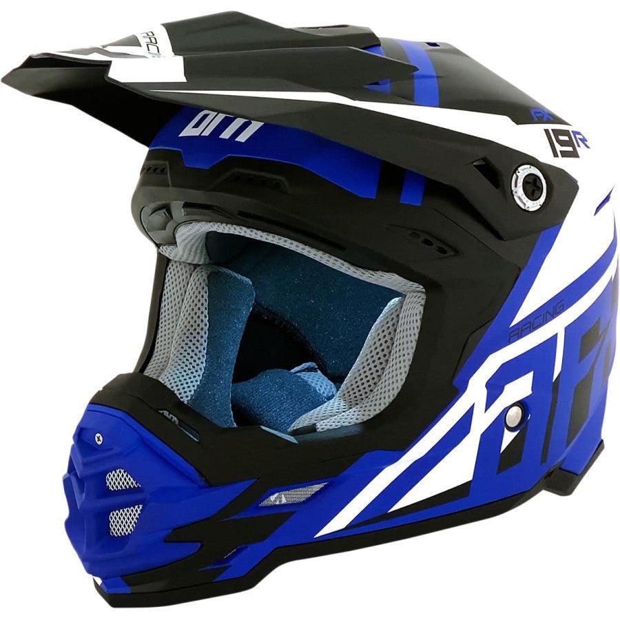 AFX FX-19R Racing Helmet - Matte Blue - Motor Psycho Sport