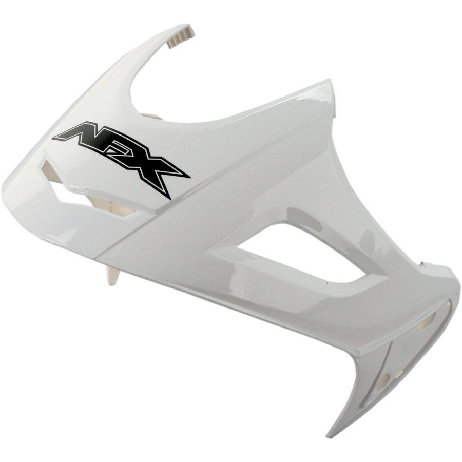 AFX FX-50 Helmet Peak — Solid - Pearl White - Motor Psycho Sport