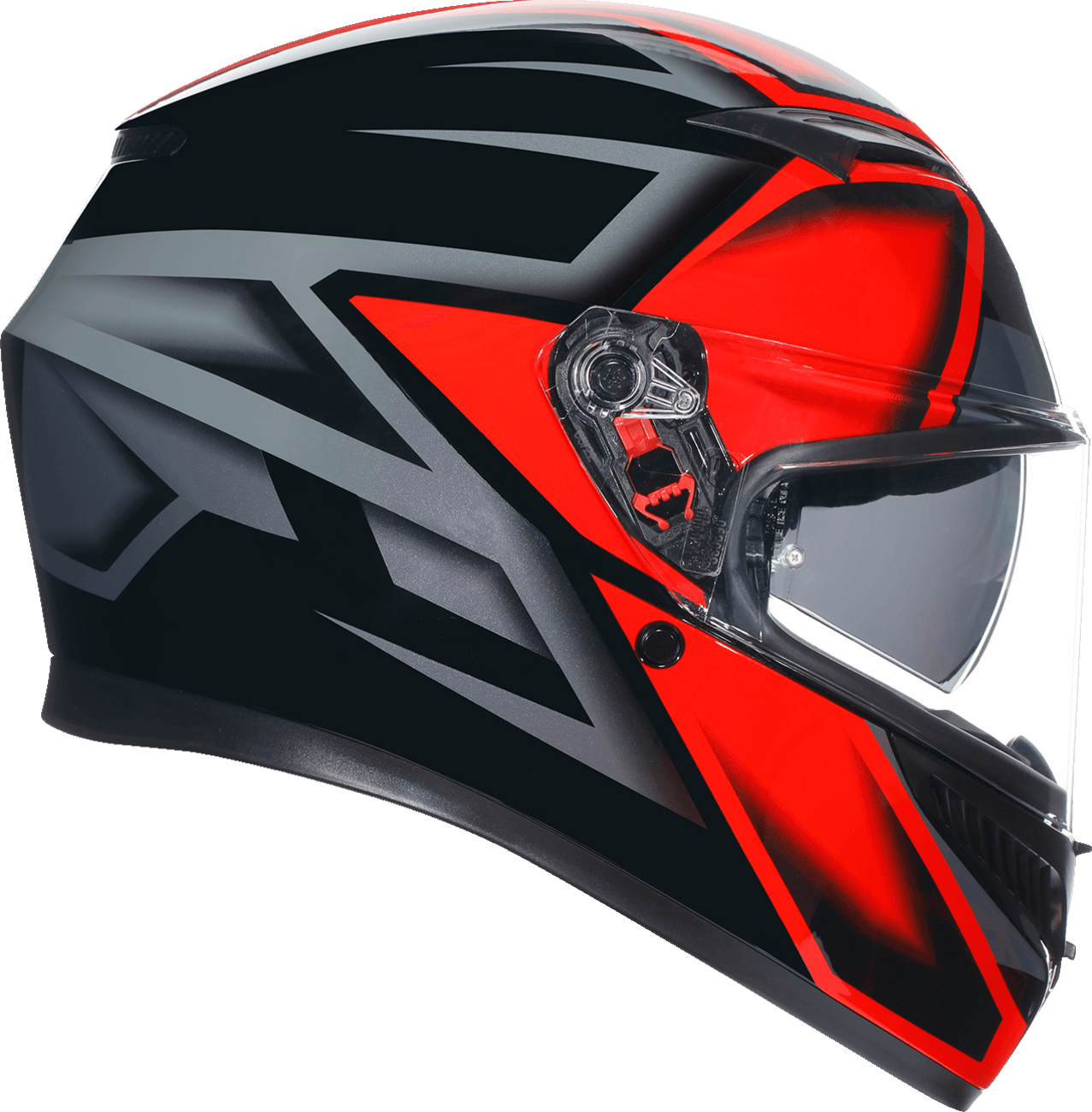 agv k3 helmet solid AGV K3 Compound Helmet Black Red