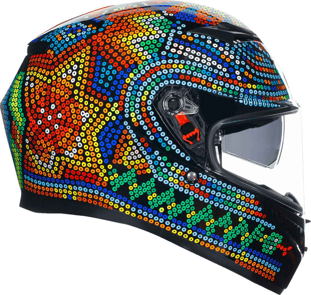 AGV K3 Helmet - Rossi Winter Test 2018 - Motor Psycho Sport