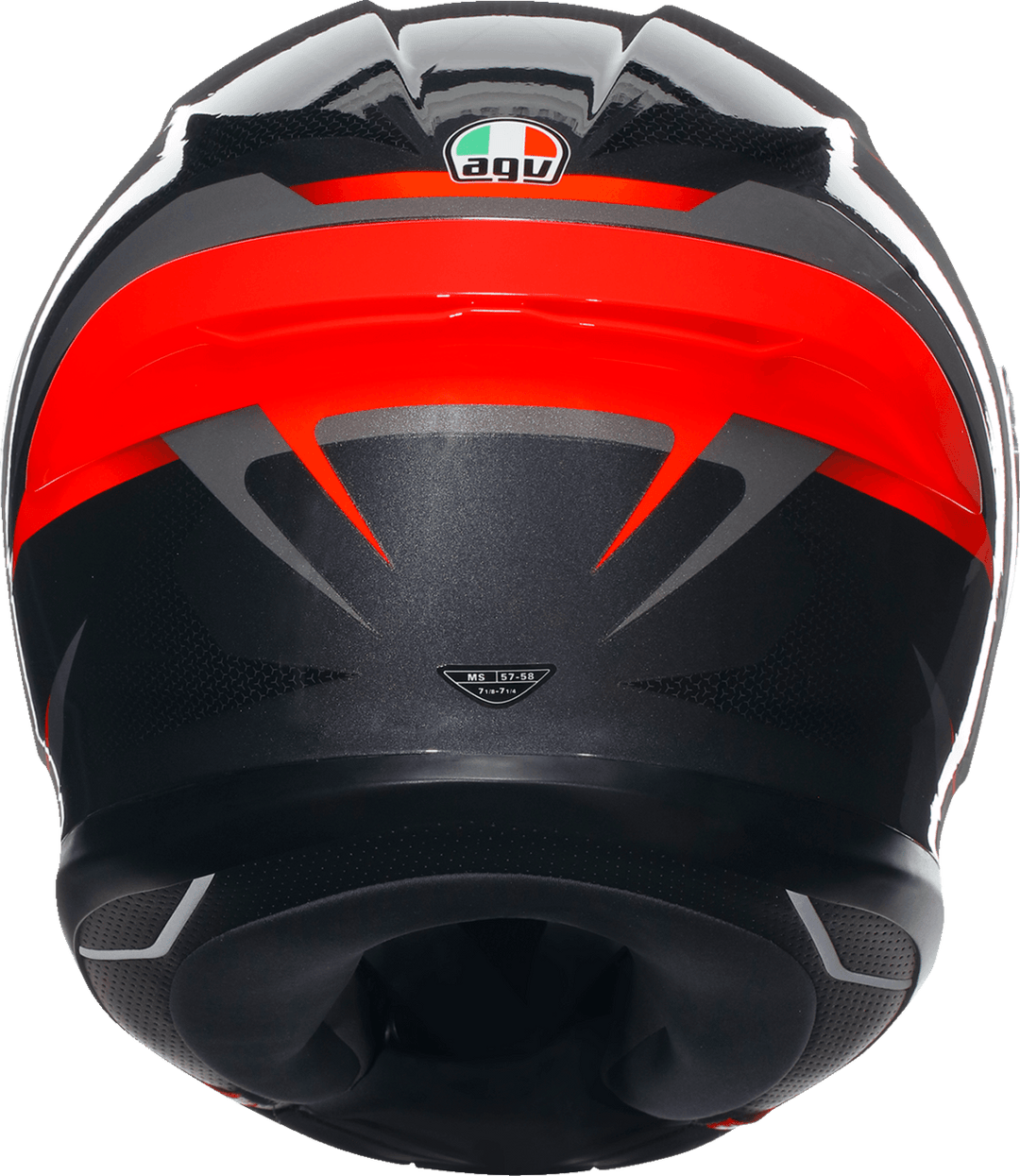 AGV K6 S Helmet - Slashcut Black/Grey/Red - Motor Psycho Sport