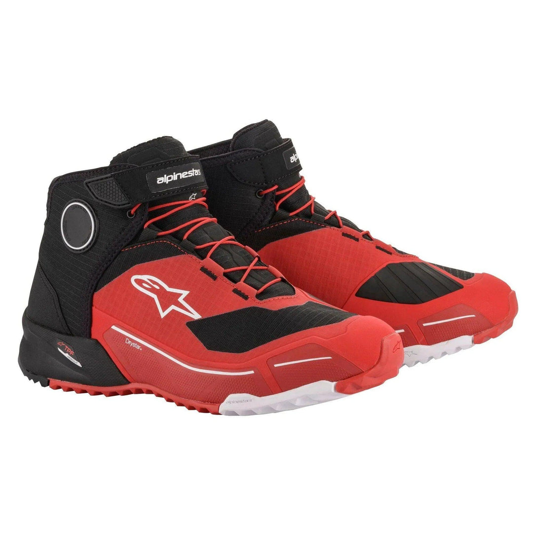 Alpinestars CR-X Drystar Riding Shoes Red/Black - Motor Psycho Sport