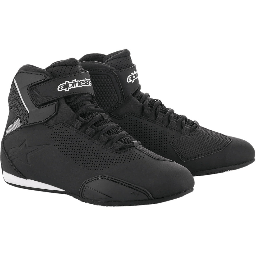 Alpinestars Sektor Vented Black Shoes - Motor Psycho Sport