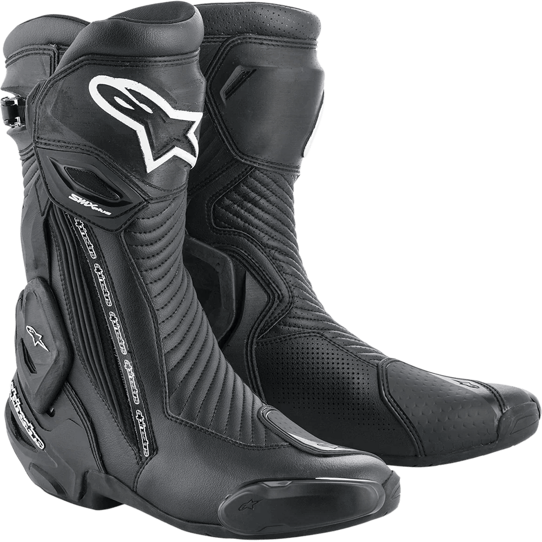 Alpinestars SMX Plus V2 Black Boots - Motor Psycho Sport