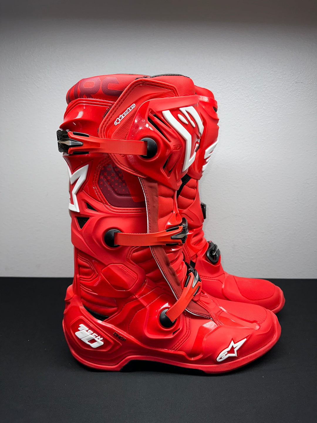Alpinestars Tech 10 Boots - Red - Motor Psycho Sport