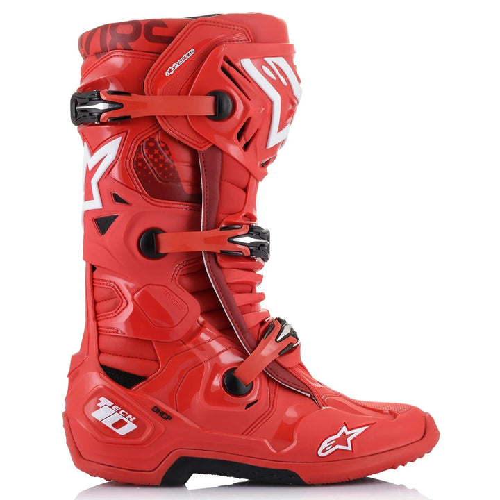 Alpinestars Tech 10 Boots - Red - Motor Psycho Sport