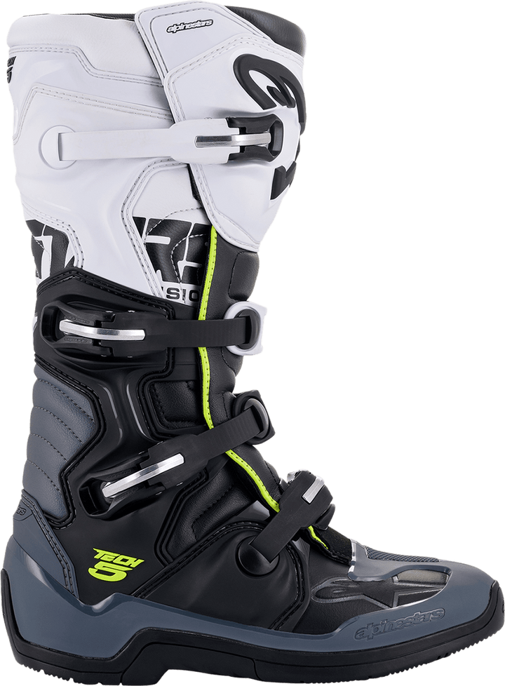 Alpinestars Tech 5 Black/Dark Gray/White Boots - Motor Psycho Sport