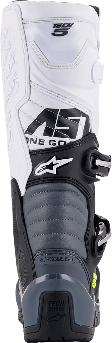 Alpinestars Tech 5 Black/Dark Gray/White Boots - Motor Psycho Sport