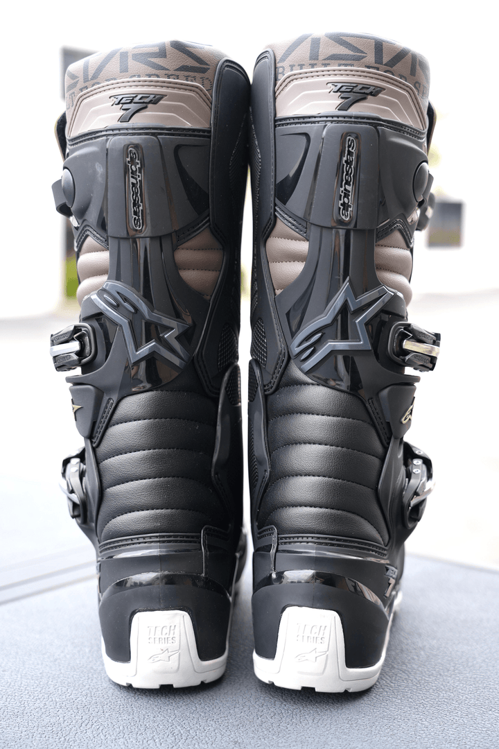 Alpinestars Tech 7 Enduro Drystar Boots - Black/Gray/Gold - Motor Psycho Sport