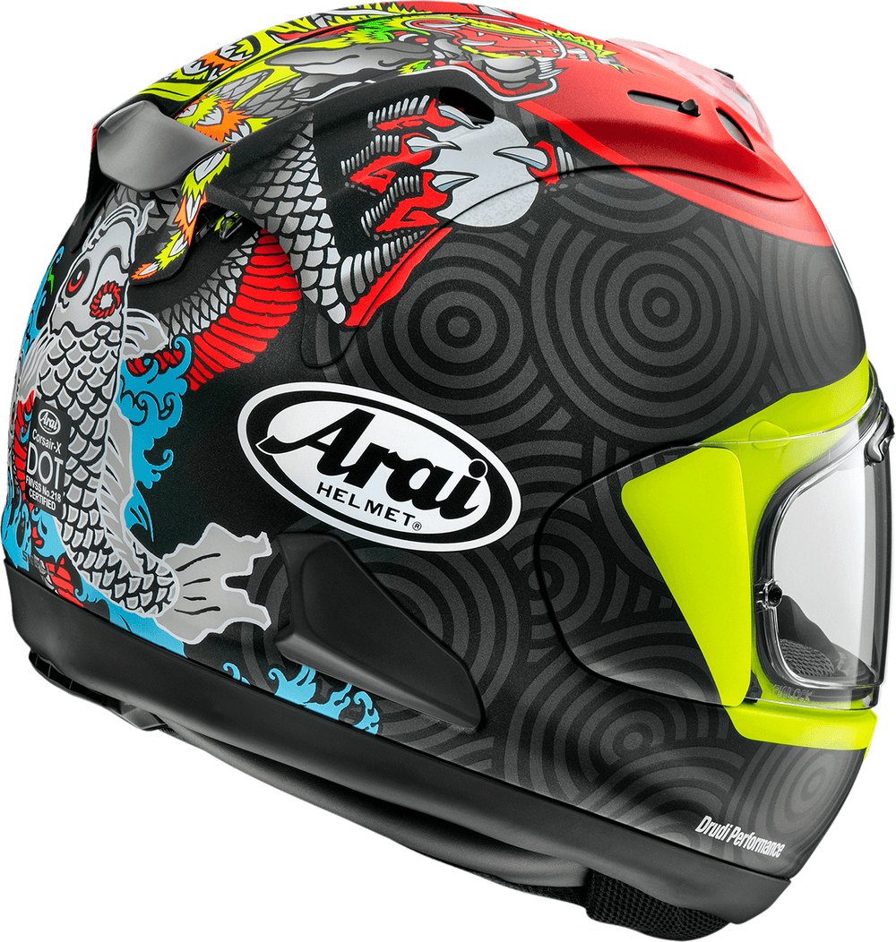 Arai Corsair-X Helmet - Tatsuki Frost - Motor Psycho Sport