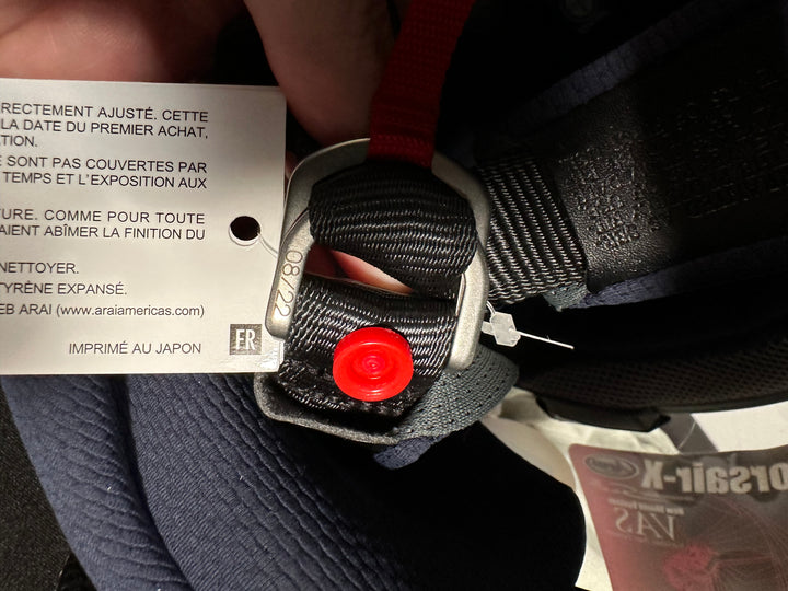 Arai Quantum-X Helmet - Steel Red - Size LG - OPEN BOX - Motor Psycho Sport