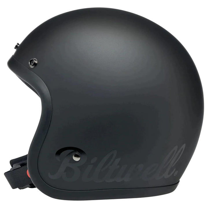 Biltwell Bonanza Helmet Flat Black Factory - Motor Psycho Sport