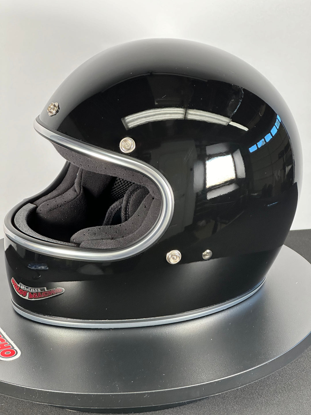 Biltwell Gringo ECE Helmet Gloss Black - Size Small - Motor Psycho Sport
