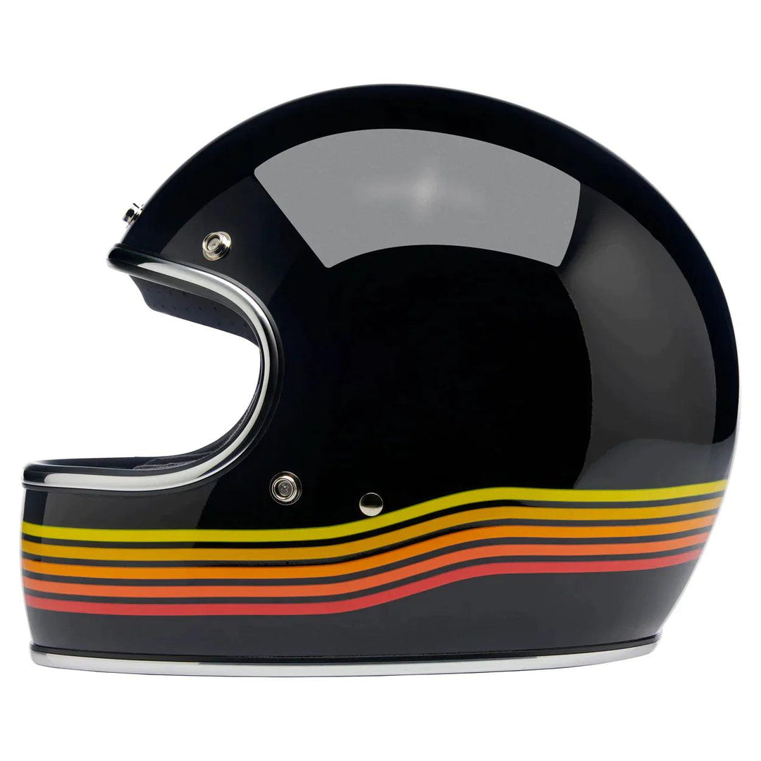 Biltwell Gringo ECE Helmet Gloss Black Spectrum - Motor Psycho Sport