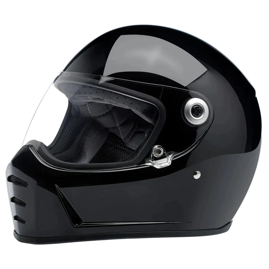 Biltwell Lane Splitter Helmet Gloss Black - Motor Psycho Sport