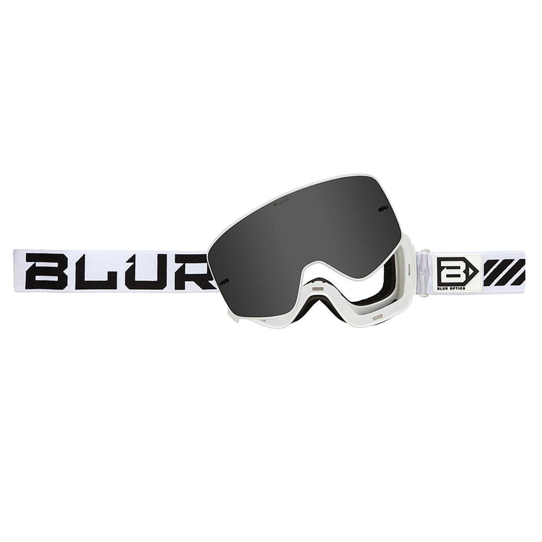Blur B-50 Goggle White - Motor Psycho Sport